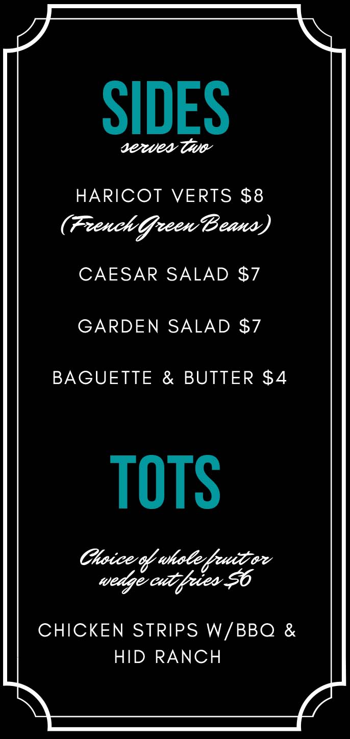 Sides Menu 